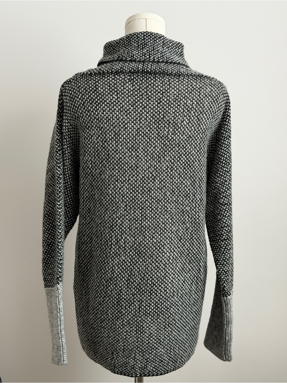 Sita Murt Wool Alpaca Blend Asymmetric Cowl Neck Sweater Size 42 (M) - Picture 2 of 9